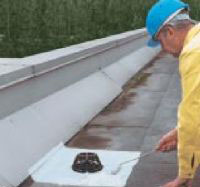 3. Ремонт даху — виконання ізоляції з використанням еластичного волокна №1